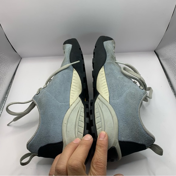 SCARPA Mojito Lake Blue Suede Canvas Outdoor Hiking Climbing Shoes Sz EU40 US7.5 - Picture 9 of 11